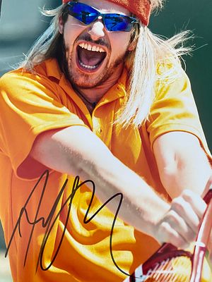 7 Days in Hell Andy Samberg signed photo. 8x10 inches