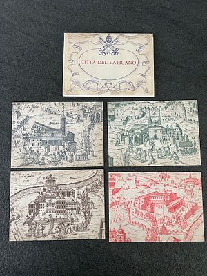 City of the Vatican set of 4 cards