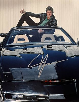 Knight Rider David Hasselhoff signed photo. Knight Rider David Hasselhoff signed photo. 8x10 inches