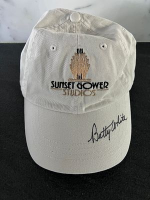 Betty White signed baseball cap