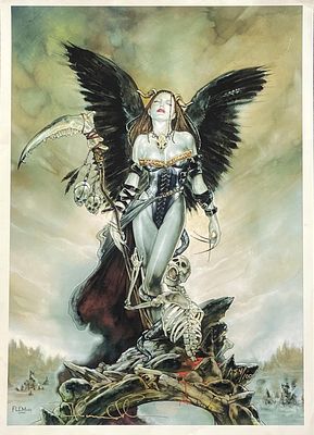 Tom Fleming signed 2005 print. Limited edition 154/1000. 11x 17 inches