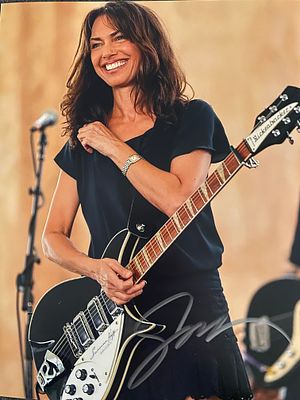 The Bangles Susanna Hoffs signed photo. 8x10 inches