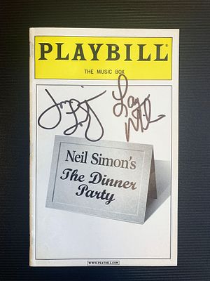 Jon Lovitz and Larry Miller Signed Playbill. Jon Lovitz and Larry Miller Signed Neil Simons The 