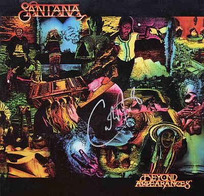 Santana signed Beyond Appearances album. 1975 Beyond Appearances album signed: Carlos Santana