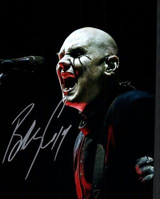The Smashing Pumpkins Billy Corgan facsimile signed photo. 8x10 inches. This item is a reprint 