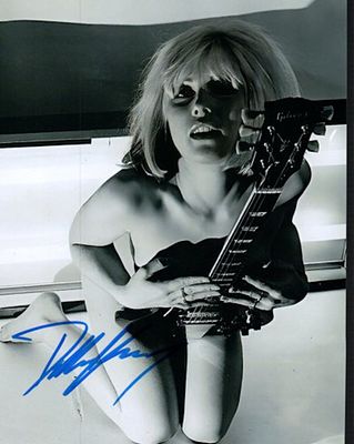 Blondie Debbie Harry facsimile signed photo. 8x10 inches. This item is a reprint of an original 