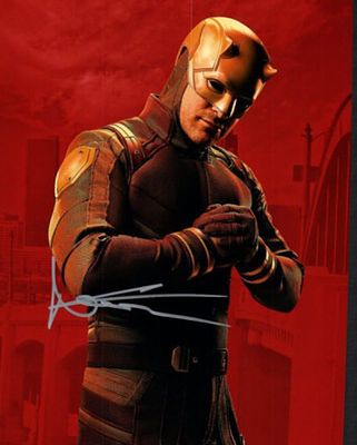 Daredevil Charlie Cox facsimile signed photo. 8x10 inches. This item is a reprint of an 