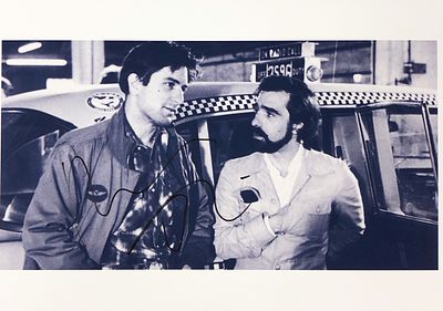 Taxi Driver Robert De Niro facsimile signed movie photo. Taxi Driver Robert De Niro facsimile 