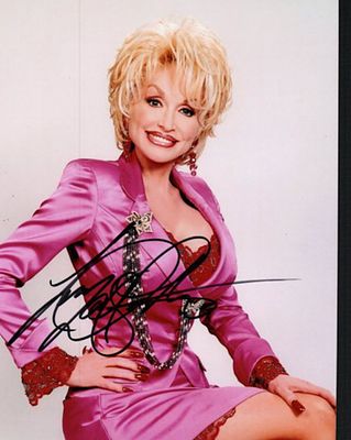 Dolly Parton facsimile signed photo. 8x10 inches. This item is a reprint of an original autograph