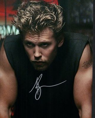 The Bikeriders Austin Butler facsimile signed photo. 8x10 inches. This item is a reprint of an 