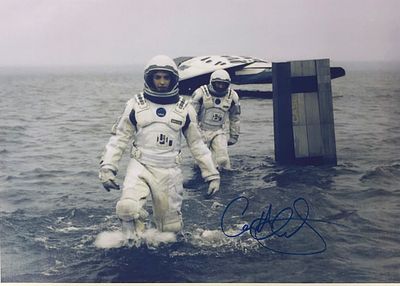Interstellar Anne Hathaway facsimile signed movie photo. Interstellar Anne Hathaway facsimile 