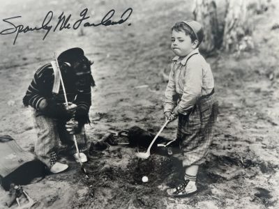 The Little Rascals Spanky McFarland signed photo. The Little Rascals signed photo autographed by 