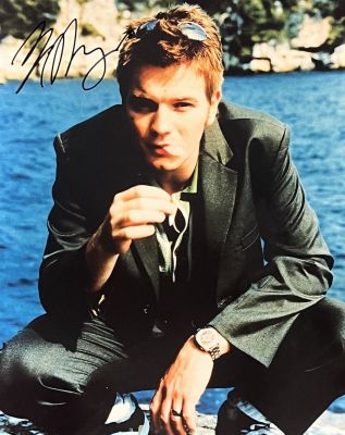 Ewan McGregor signed photo. 8x10 inches