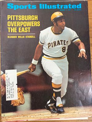 Sports Illustrated Magazine 1971 Willie Stargell Issue. Sports Illustrated Magazine featuring 