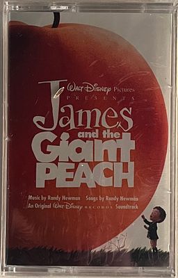James and the Giant Peach cassette soundtrack. 3x4 inches