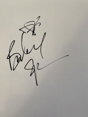 Britney Spears original signature. 8x10 inches