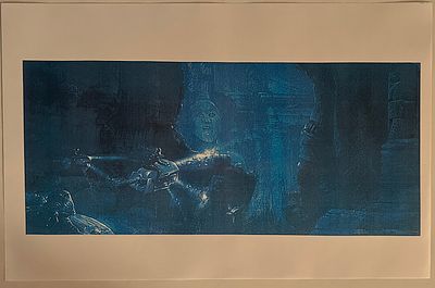 Lara Croft Tomb Raider Paramount Pictures concept art. 11x17 inches