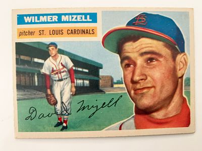 Wilmer Mizell Cardinals Facsimile Signed Baseball Card