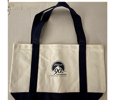 Paramount Studios 90th Anniversary Tote Bag. Brand new white and Navy canvas tote. 12x18 inches