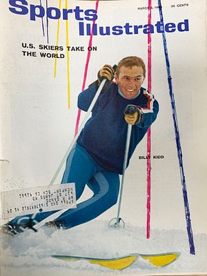 Sports Illustrated 1965 Billy Kidd issue. Sports Illustrated U.S. skiers take on the World 