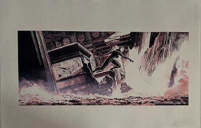 Lara Croft Tomb Raider Paramount Pictures concept art. 11x17 inches