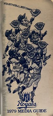 1979 Royals Media guide. 4x9 inches