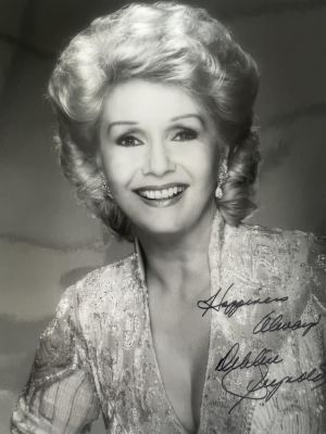 Debbie Reynolds signed photo.8x10 inches