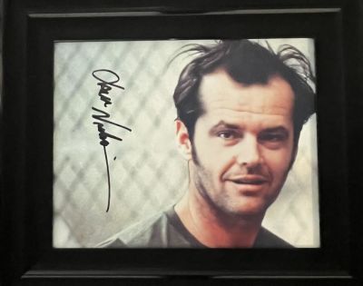One Flew Over the Cuckoo's Nest Jack Nicholson signed movie photo-Framed. One Flew Over the 