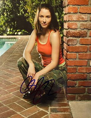 Reunion Chyler Leigh signed photo. Reunion signed photo autographed by Chyler Leigh. 8x10 inches