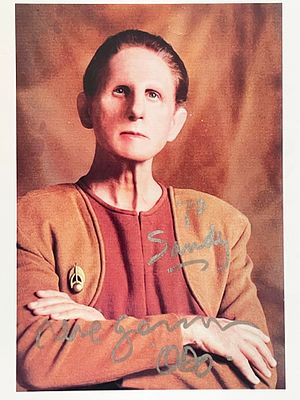 Star Trek Rene Auberjonois signed photo. 8x10 inches