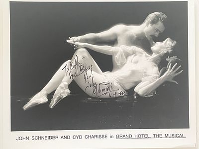 Grand Hotel John Schneider signed photo . 8x10 inches