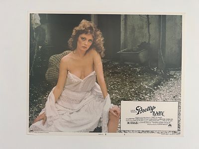 Pretty Baby original 1978 vintage lobby card. 11x14 inches