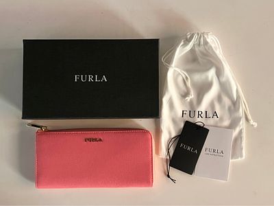 Furla Babylon XL Zip around L Wallet. Furla Babylon XL Zip around L wallet in Peony leather. 