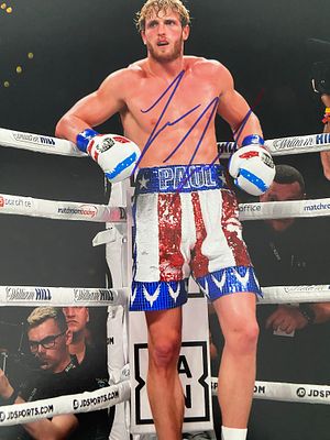 Logan Paul signed photo. 8x10 inches