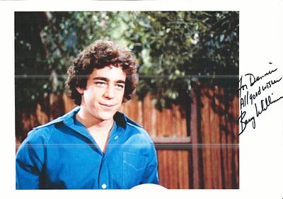 The Brady Bunch Barry Williams signed photo. 8x10 inches