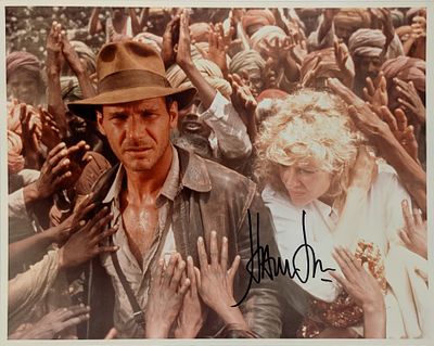Indiana Jones Harrison Ford signed photo. 8x10 inches