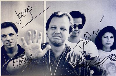 The Pixies band facsimile signed photo. The Pixies band facsimile facsimile signed photo 