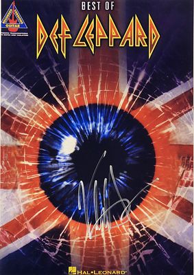 Best of Def Leppard Joe Elliott facsimile signed photo. Best of Def Leppard facsimile facsimile 