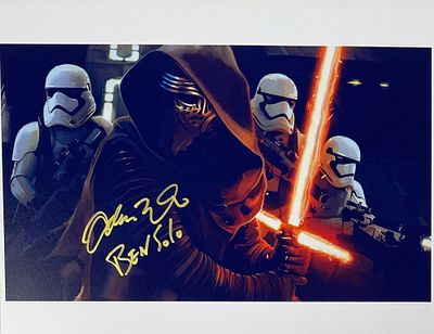 Star Wars Adam Driver facsimile signed movie photo. 8x10 inches. This item is a reprint of an 