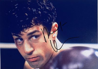 Raging Bull Robert De Niro facsimile signedphoto. Raging Bull Robert De Niro facsimile signed 