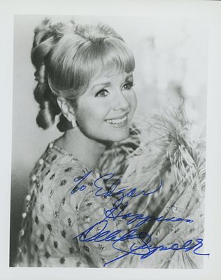 Singin In The Rain Debbie Reynolds signed photo. Debbie Reynolds signed photo. 8x10 inches