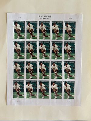 Althea Gibson
Black Heritage Stamp Sheet. 2013 46&Acirc;&cent; Althea GibsonBlack Heritage Sheet of 20 Stamps