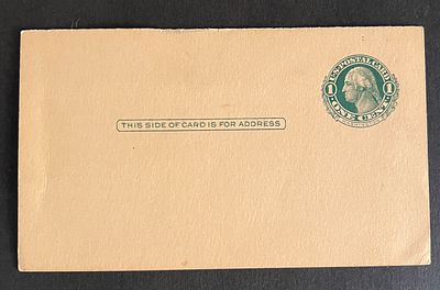 United States 1900s post card. 3x6 inches