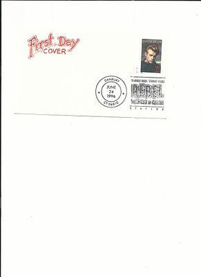 Rebel Without a Cause - First Day Cover - Danbury, CT - 1996. Rebel Without a Cause - First Day 