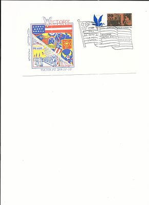 Tucson, Arizona - WWII - First Day Commemorative Cover - 1995. Tucson, Arizona - WWII - First 