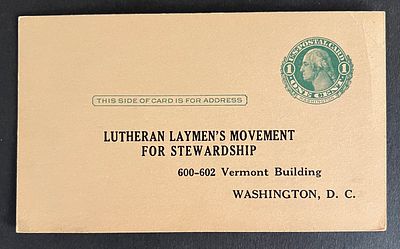 United States 1900s post card. 3x6 inches