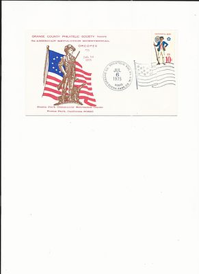 American Revolution Bicentennial - Show Cover - Orcopex - Buena Park, CA. 1975. American 