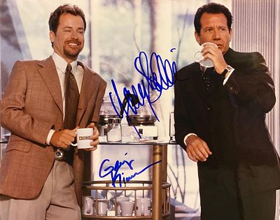 What Planet Are You From? Garry Shandling and Greg Kinnear signed movie photo. What Planet Are 