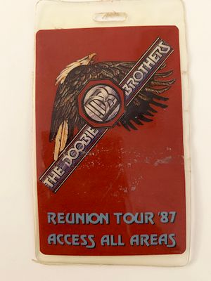 The Doobie Brothers Reunion Tour '87 Access All Areas Pass