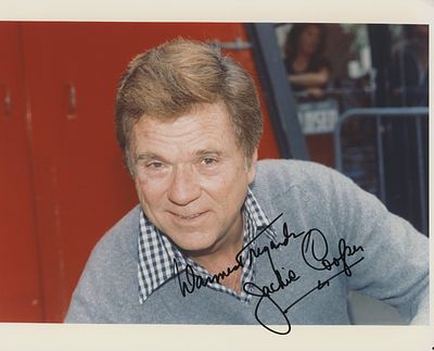 The Champ Jackie Cooper signed photo. Jackie Cooper signed photo. 8x10 inches